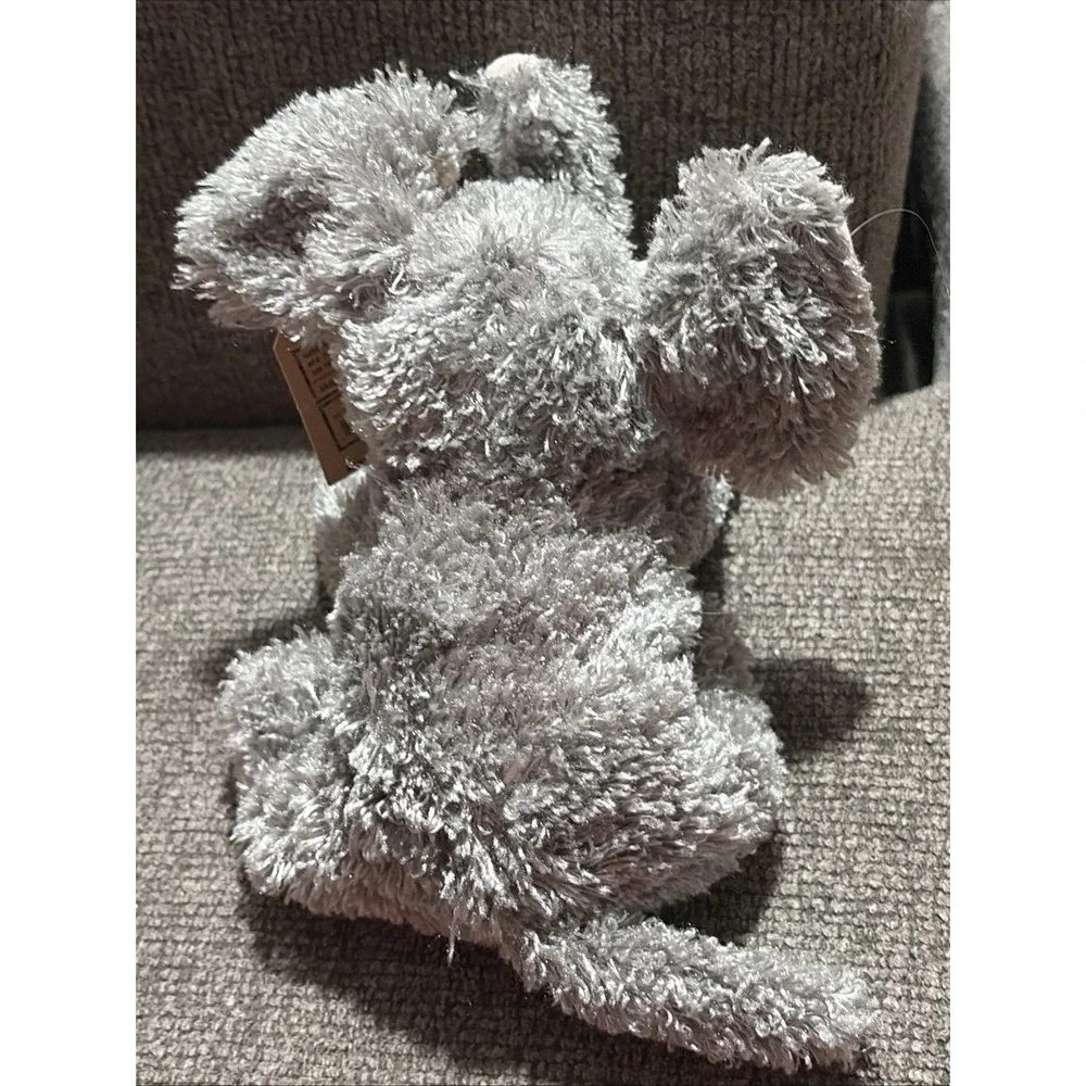 Vtg Old Navy Plush Gray Elephant Beanbag Stuffed Animal NWT NOS